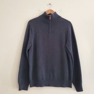 J. Crew Men's Half-Zip Sweater Long Sleeves Medium